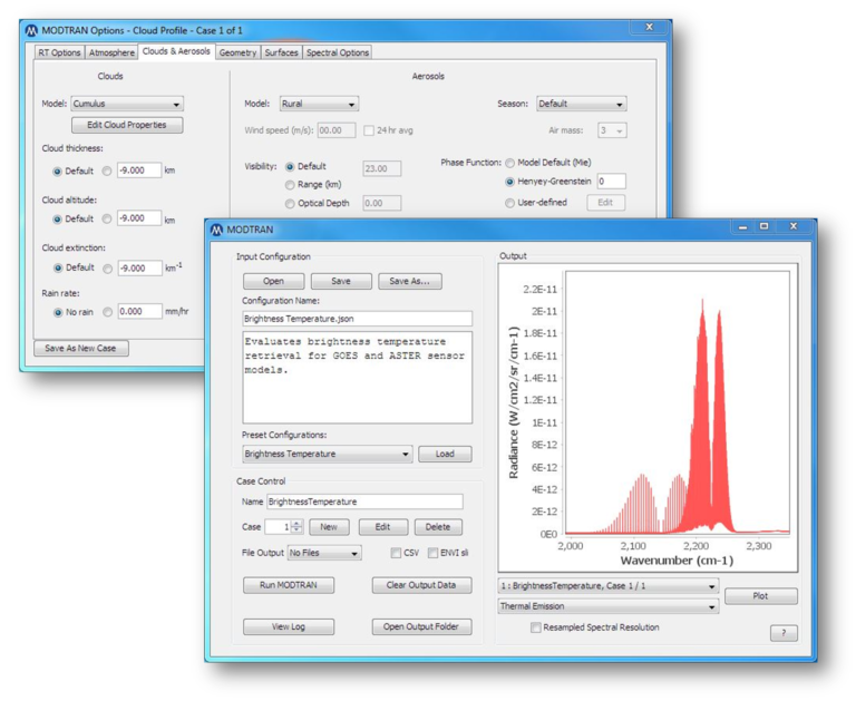 MODTRAN Software | Radiative Transfer Software | SSI